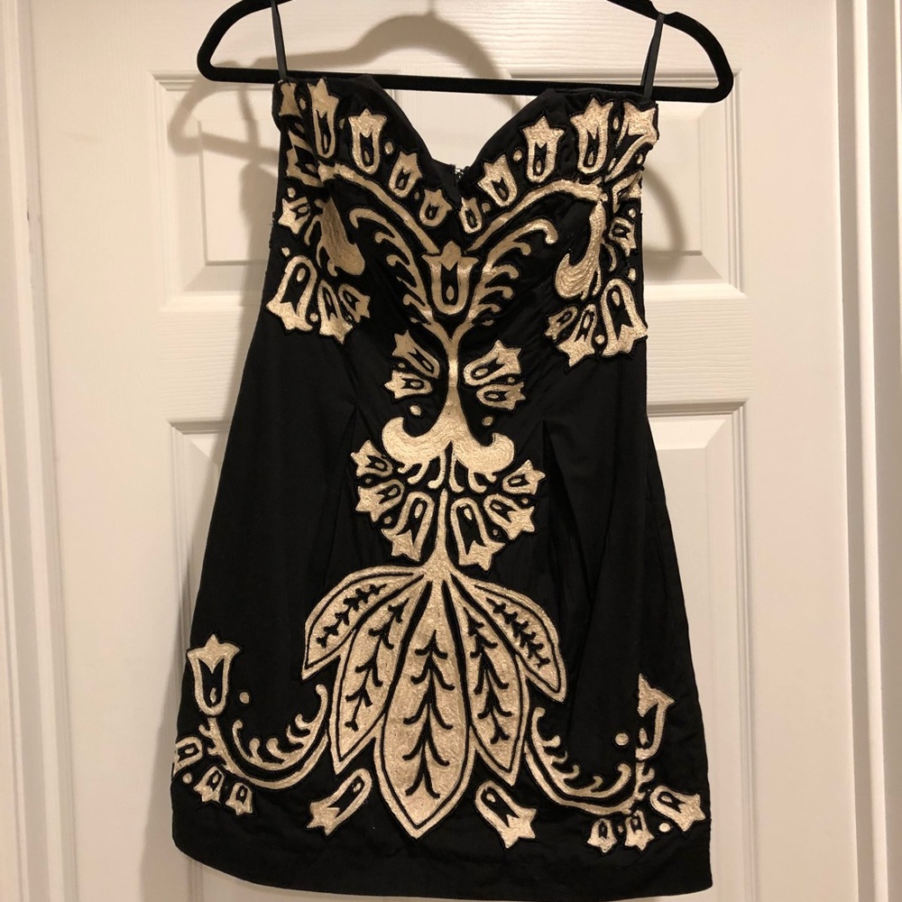 HOT French Connection beaded cocktail dress